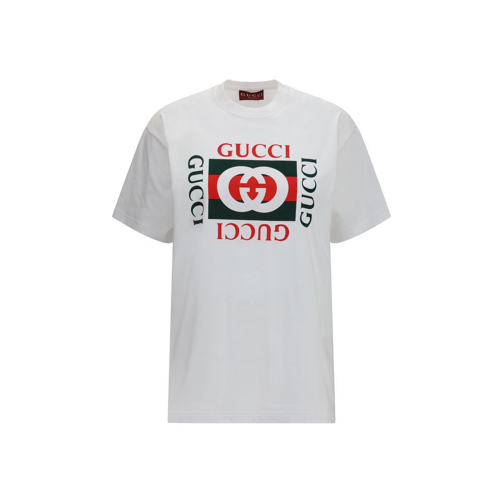 Gucci Weißes Baumwoll-T-Shirt