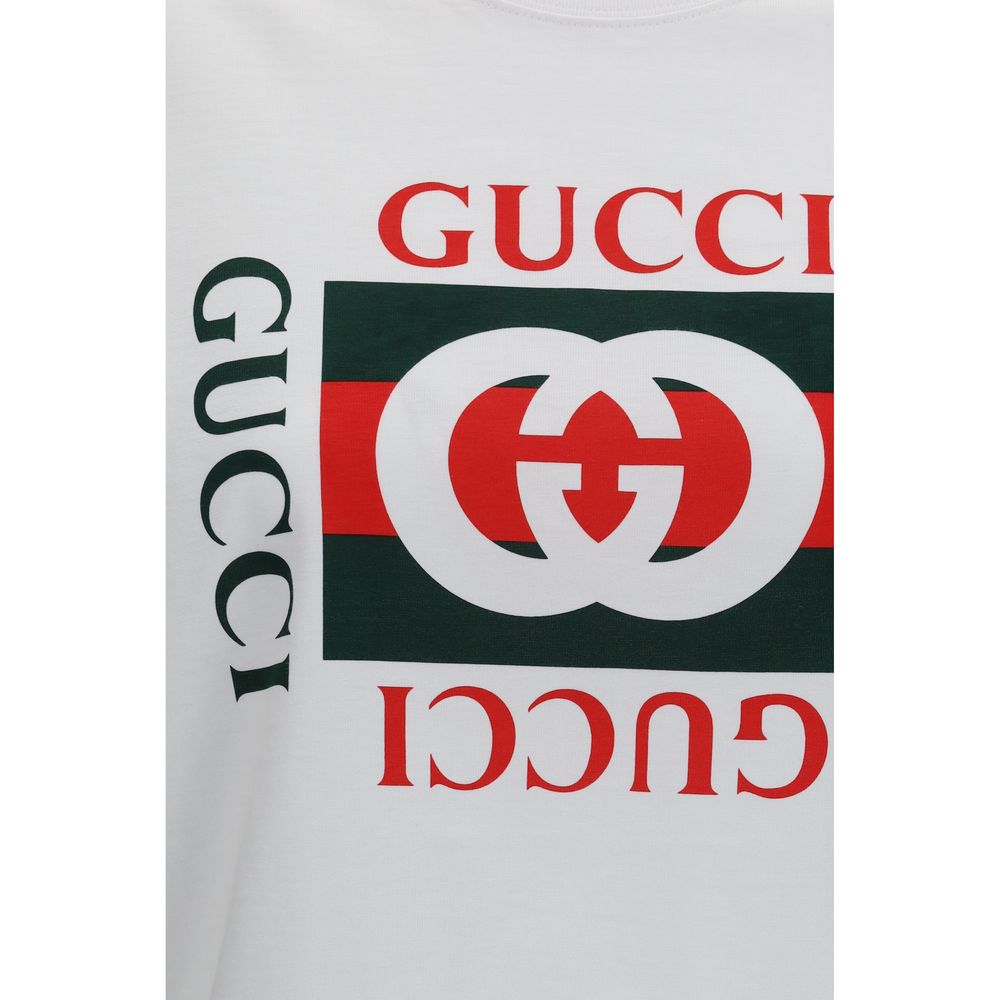 Gucci Weißes Baumwoll-T-Shirt-3