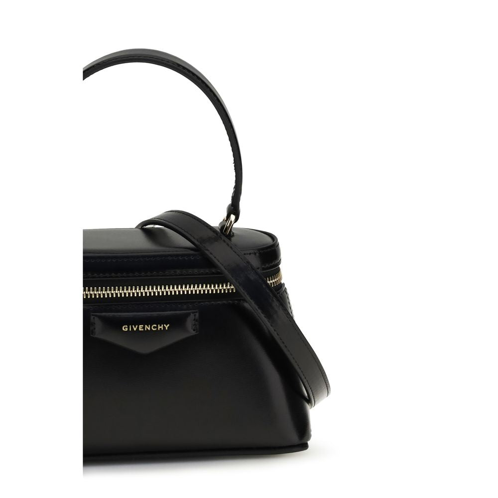 Givenchy Schwarze Kalbsleder Bos Taurus Handtasche-4