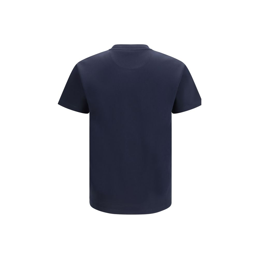 Fendi Blue Cotton T-Shirt-2