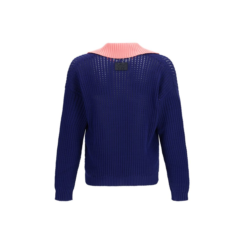 Fendi Blauer Baumwollpullover-2