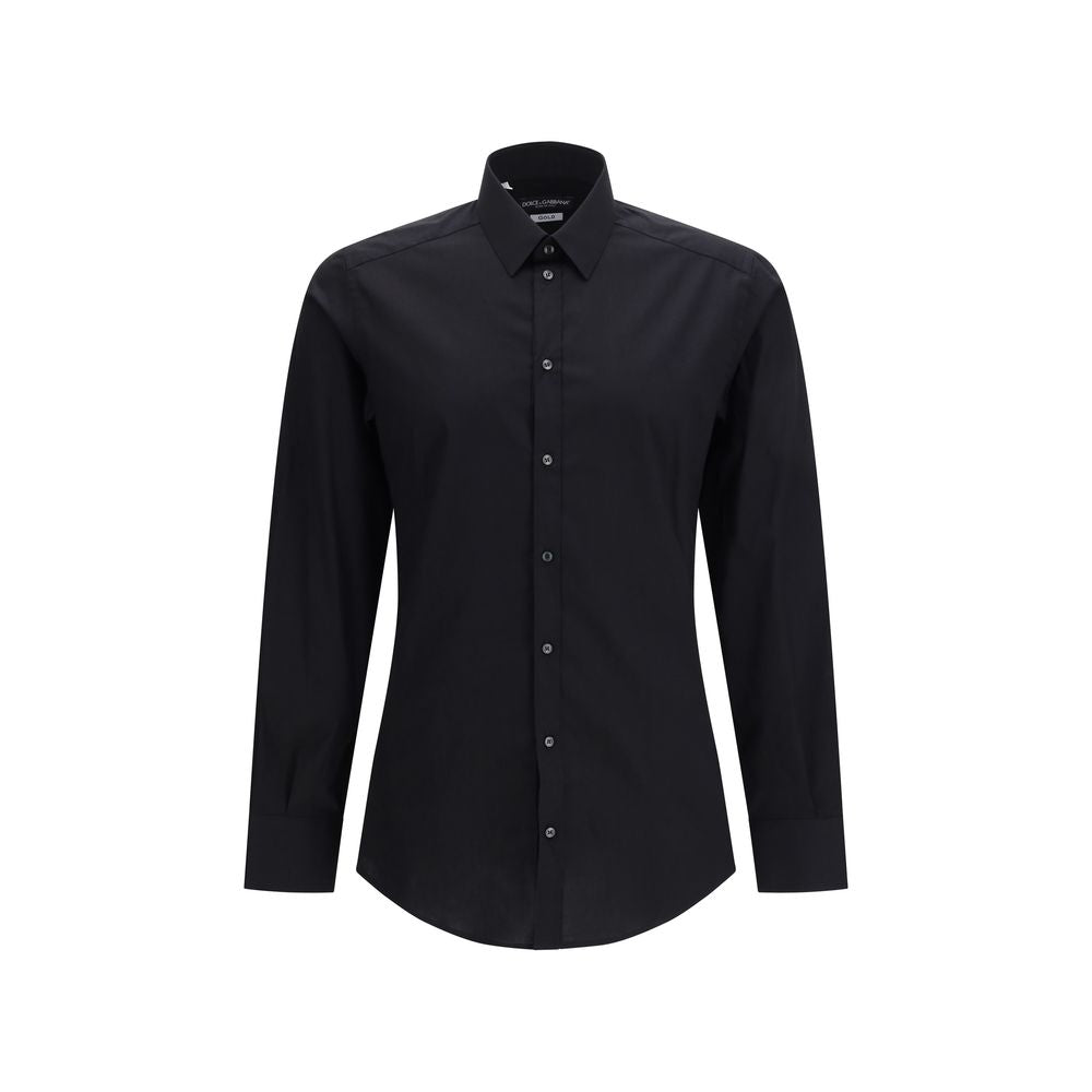 Dolce & Gabbana Black Cotton Shirt-1