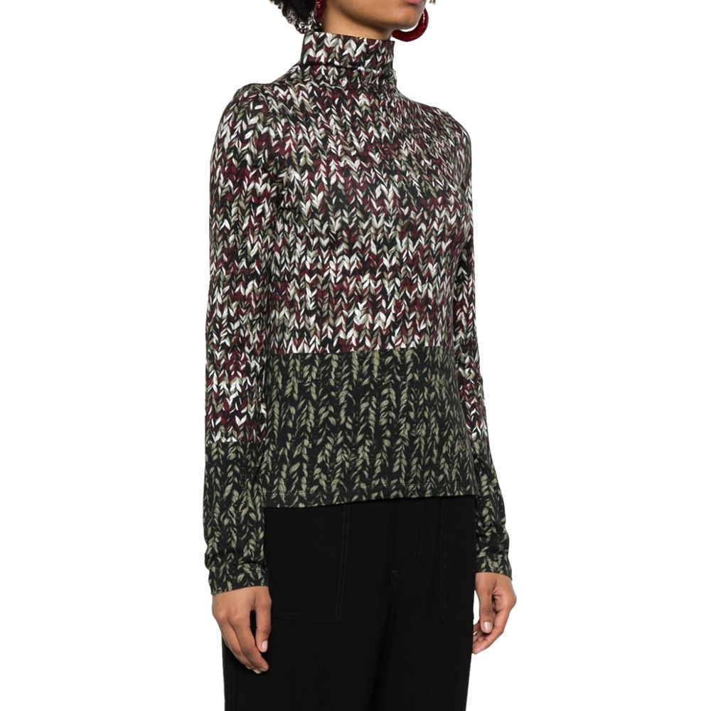 Loewe Zweifarbige Baumwoll-Langarmshirt-2