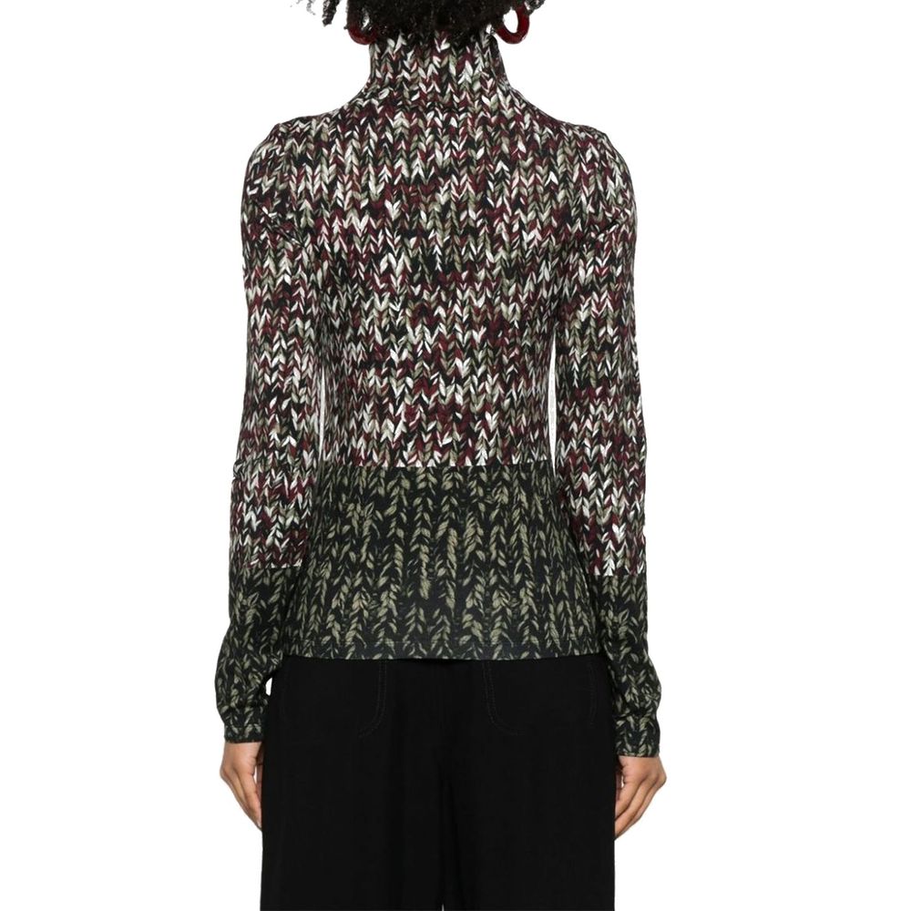 Loewe Zweifarbige Baumwoll-Langarmshirt-3