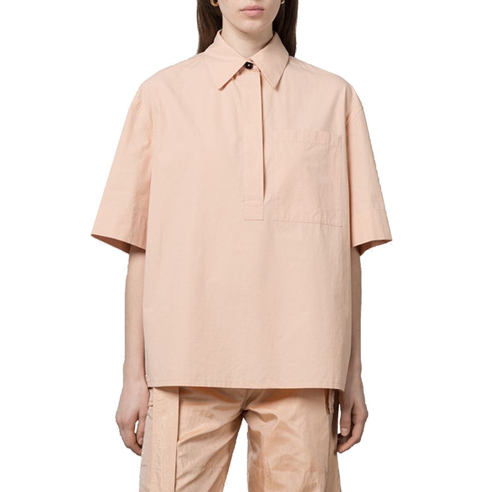 Jil Sander Mehrfarbiges Hemd aus Baumwolle mit Muster-2