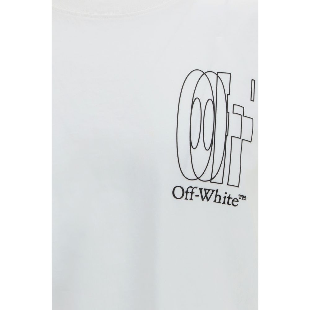 Off-White White Cotton T-Shirt-3