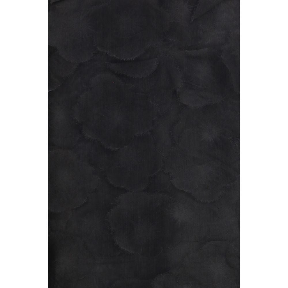 Max Mara Black Silk Maxi Skirt-3
