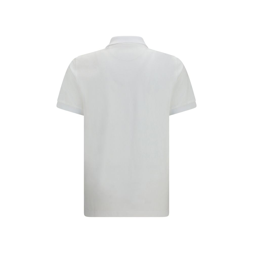 Fendi White Cotton Polo Shirt-2