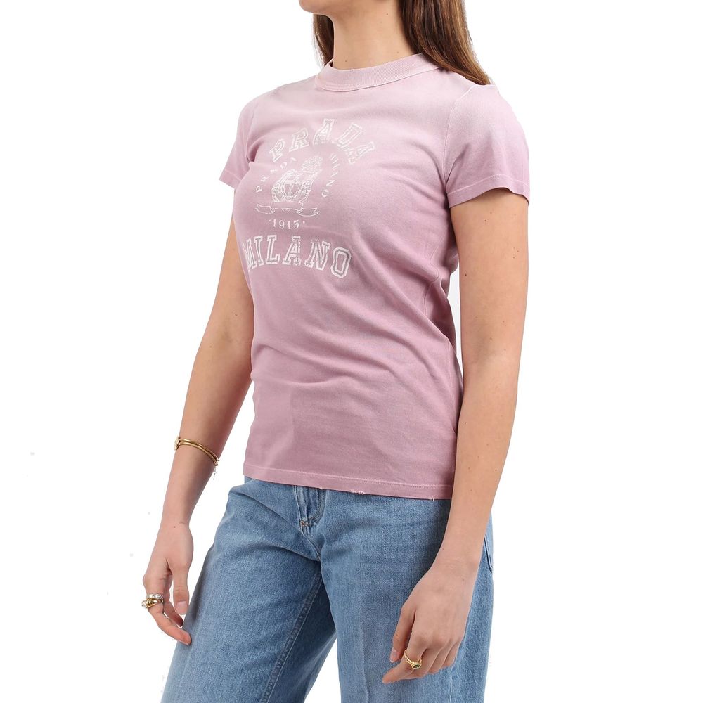 Prada Mehrfarbiges Baumwoll-T-Shirt-2