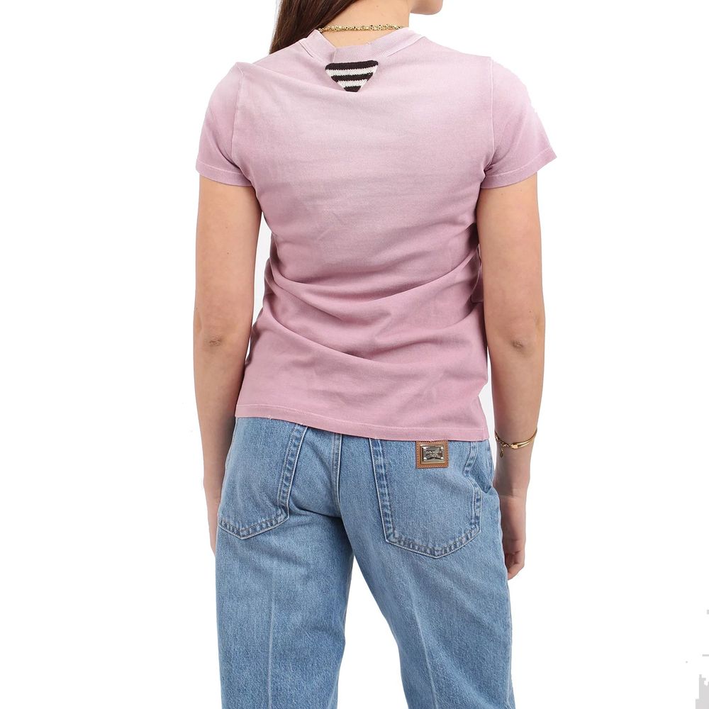 Prada Mehrfarbiges Baumwoll-T-Shirt-3