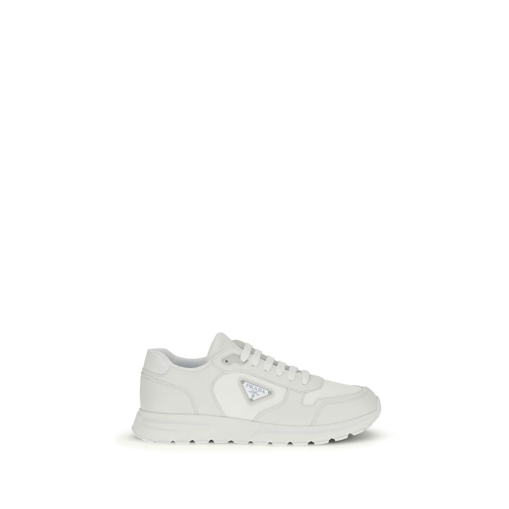 Prada White Recycled Polyamide Sneakers-1