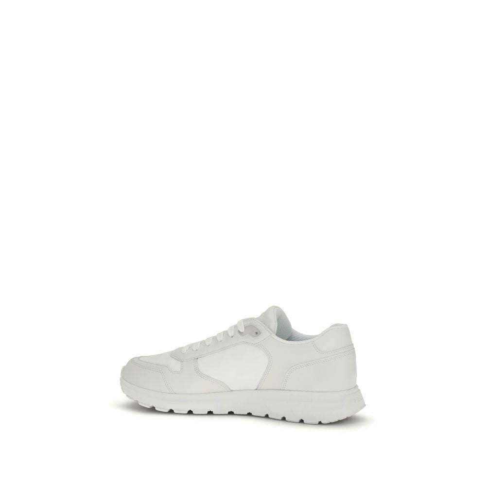 Prada White Recycled Polyamide Sneakers-3