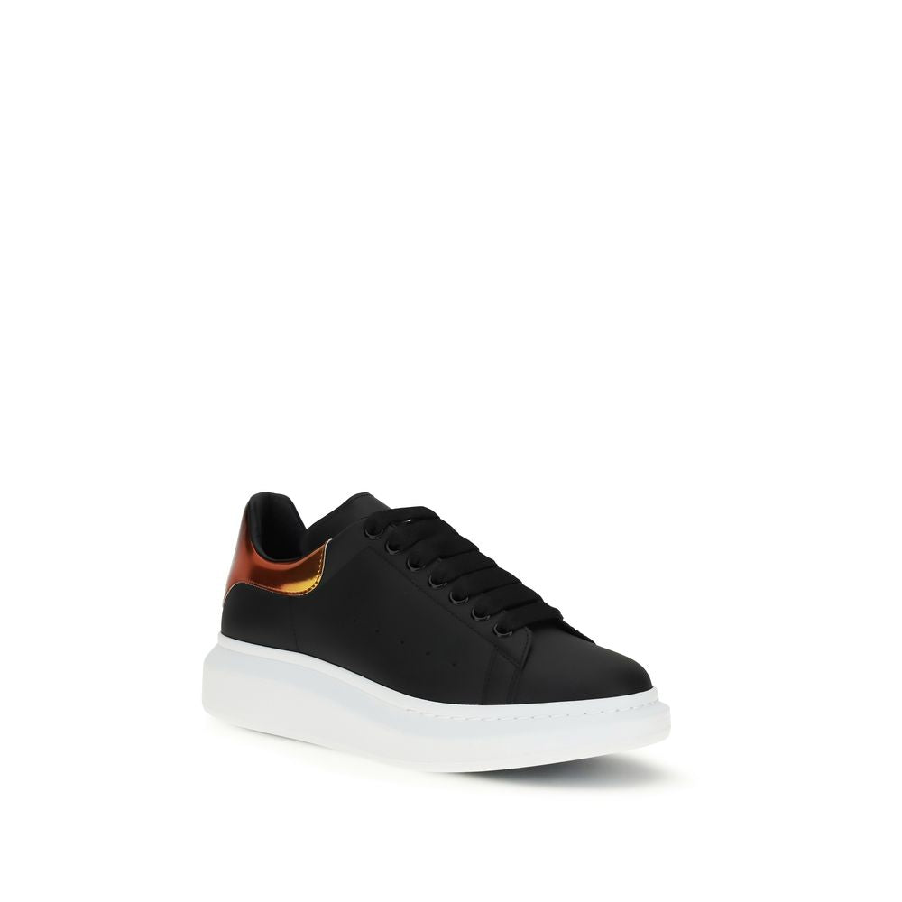 Alexander McQueen Black Bos Taurus Calf Leather Platform Sneakers-2