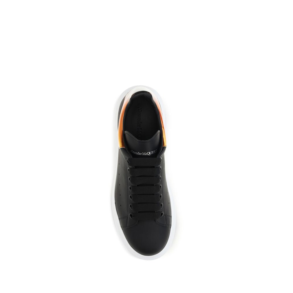 Alexander McQueen Black Bos Taurus Calf Leather Platform Sneakers-4