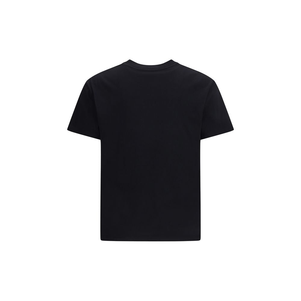 Valentino Schwarzes Baumwoll-T-Shirt-2