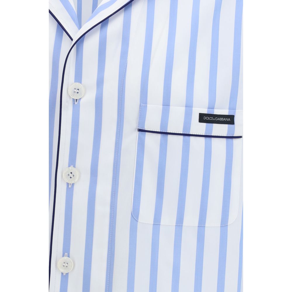 Dolce & Gabbana Mehrfarbiges Hemd aus Baumwolle mit Muster-3