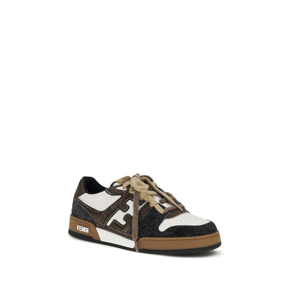 Fendi Multicolor Calf Leather Bos Taurus Low Top Sneakers-2