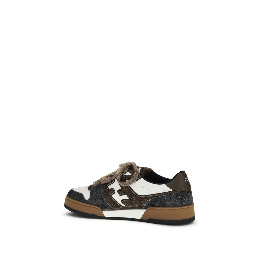 Fendi Multicolor Calf Leather Bos Taurus Low Top Sneakers-3