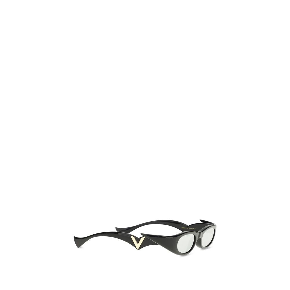 Valentino Garavani Schwarze Sonnenbrille aus Acetat-2
