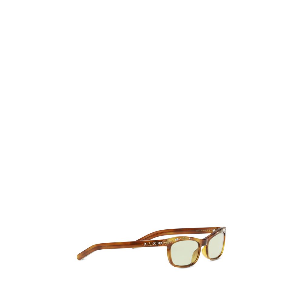 Valentino Garavani Braune Sonnenbrille aus Acetat-2