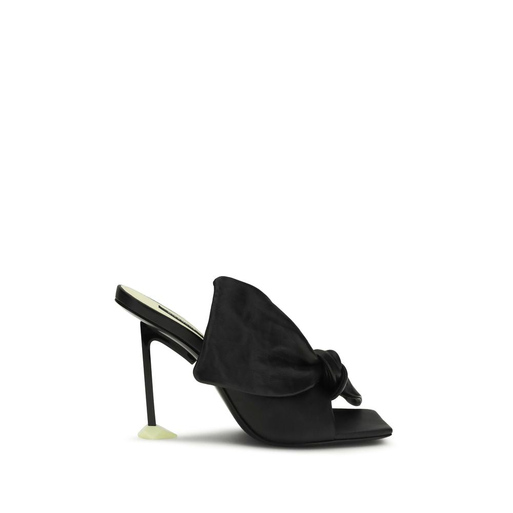 Givenchy Black Lamb Ovis Aries Aries Mules-1