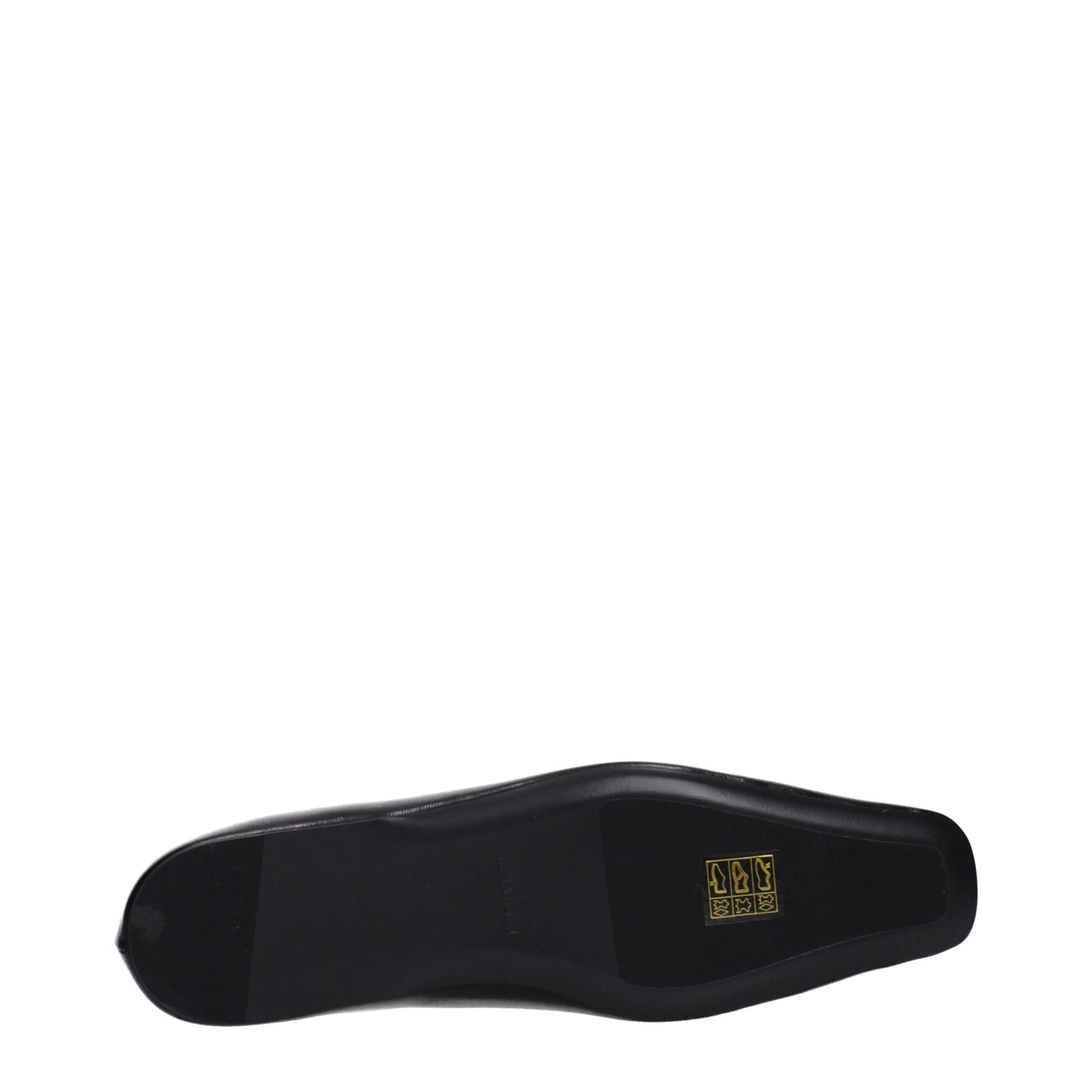 Jil Sander Schwarze Ballerinas aus Leder-5