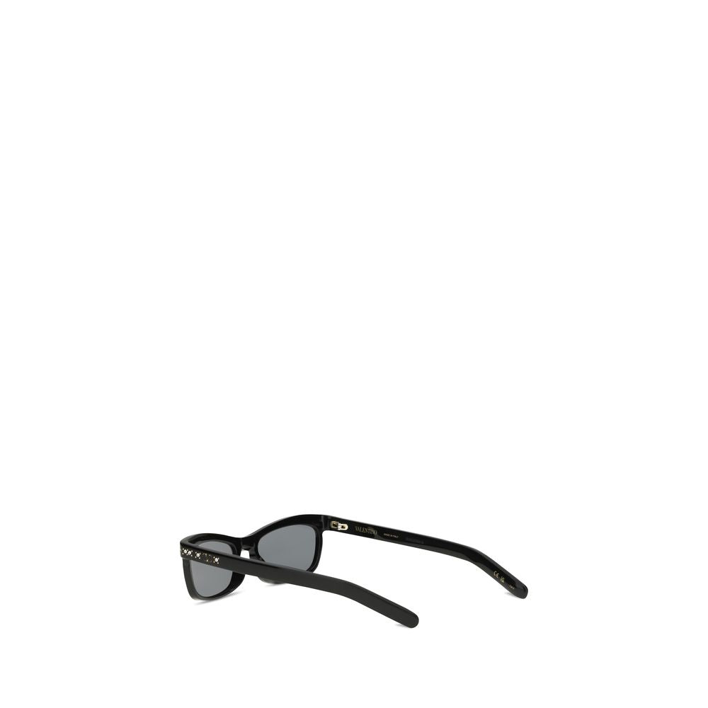 Valentino Garavani Schwarze Sonnenbrille aus Acetat-3
