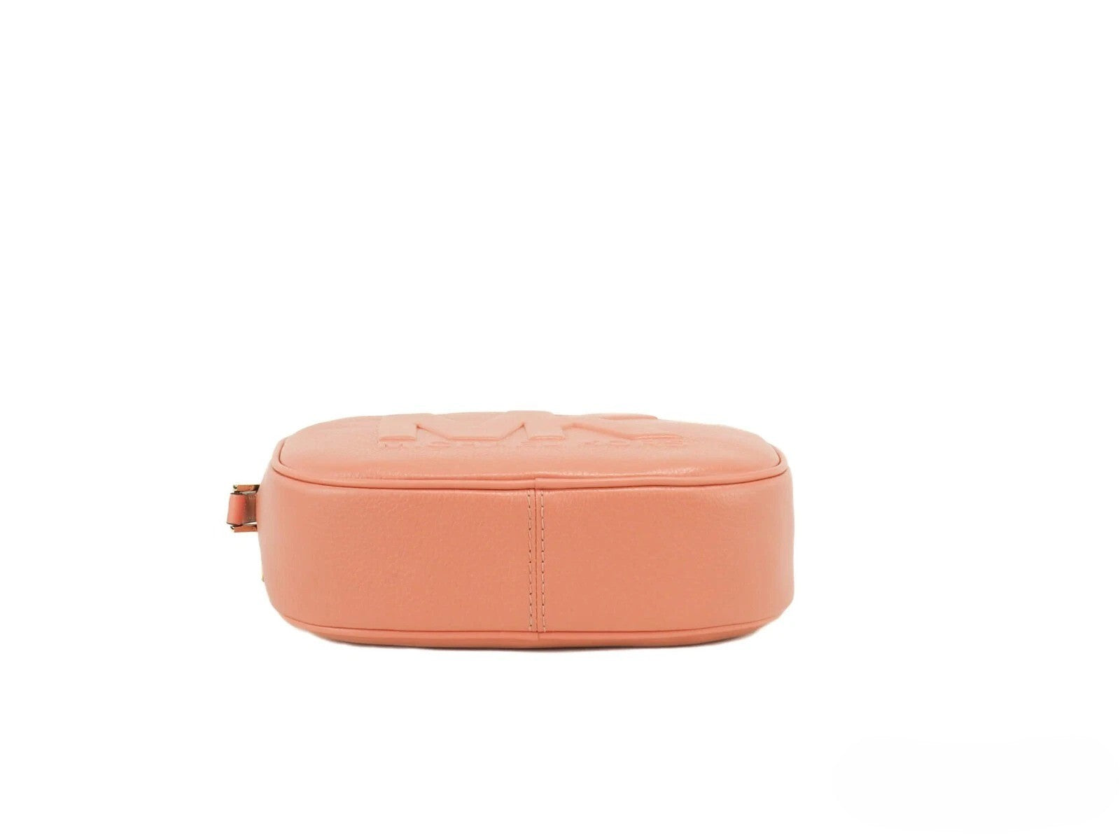 Michael Kors Jet Set Travel Medium Sherbert Leather Oval Camera Crossbody Bag-2
