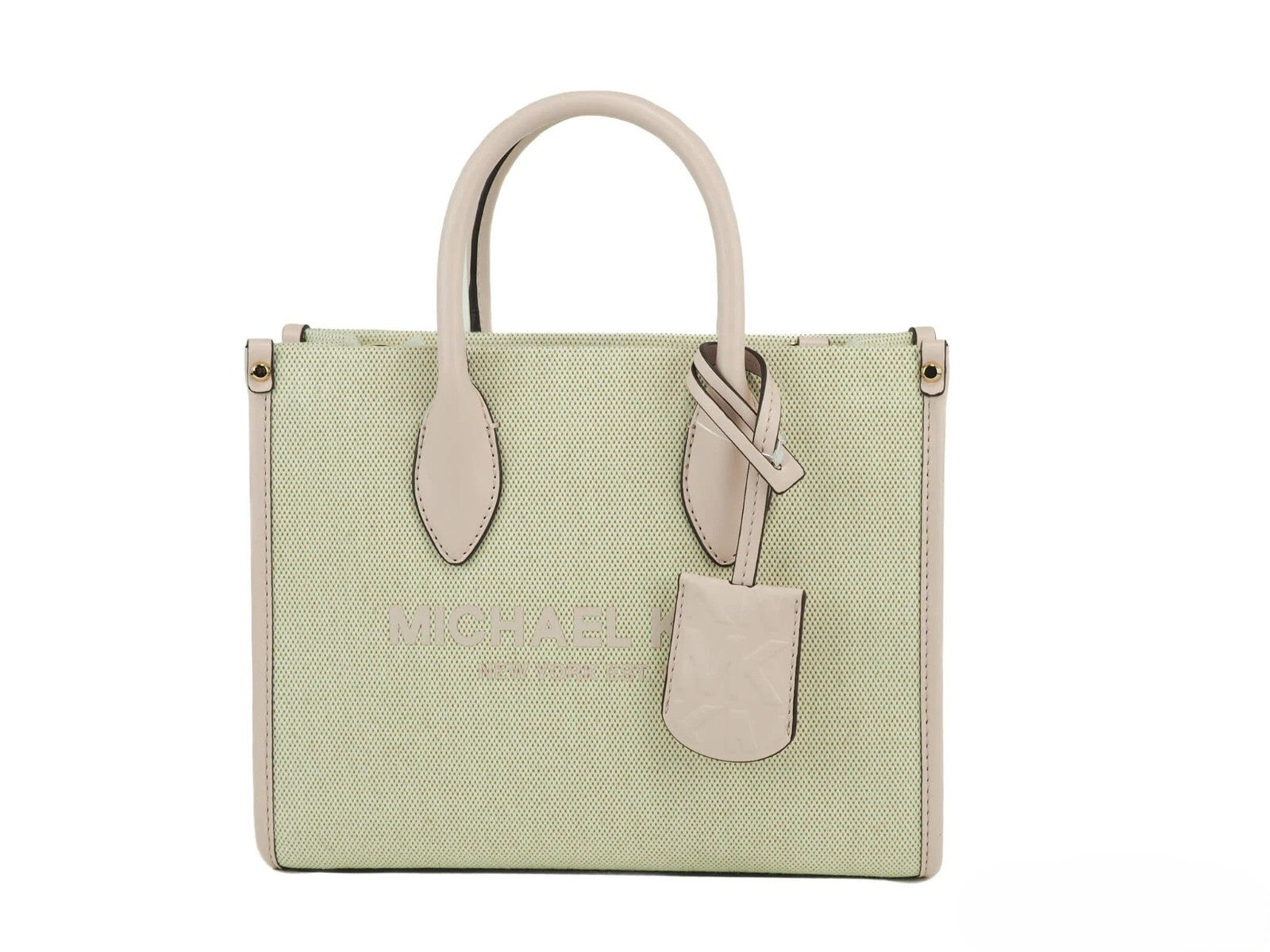 Michael Kors Mirella Small Powder Blush Canvas Shopper Umhängetasche Handtasche-1