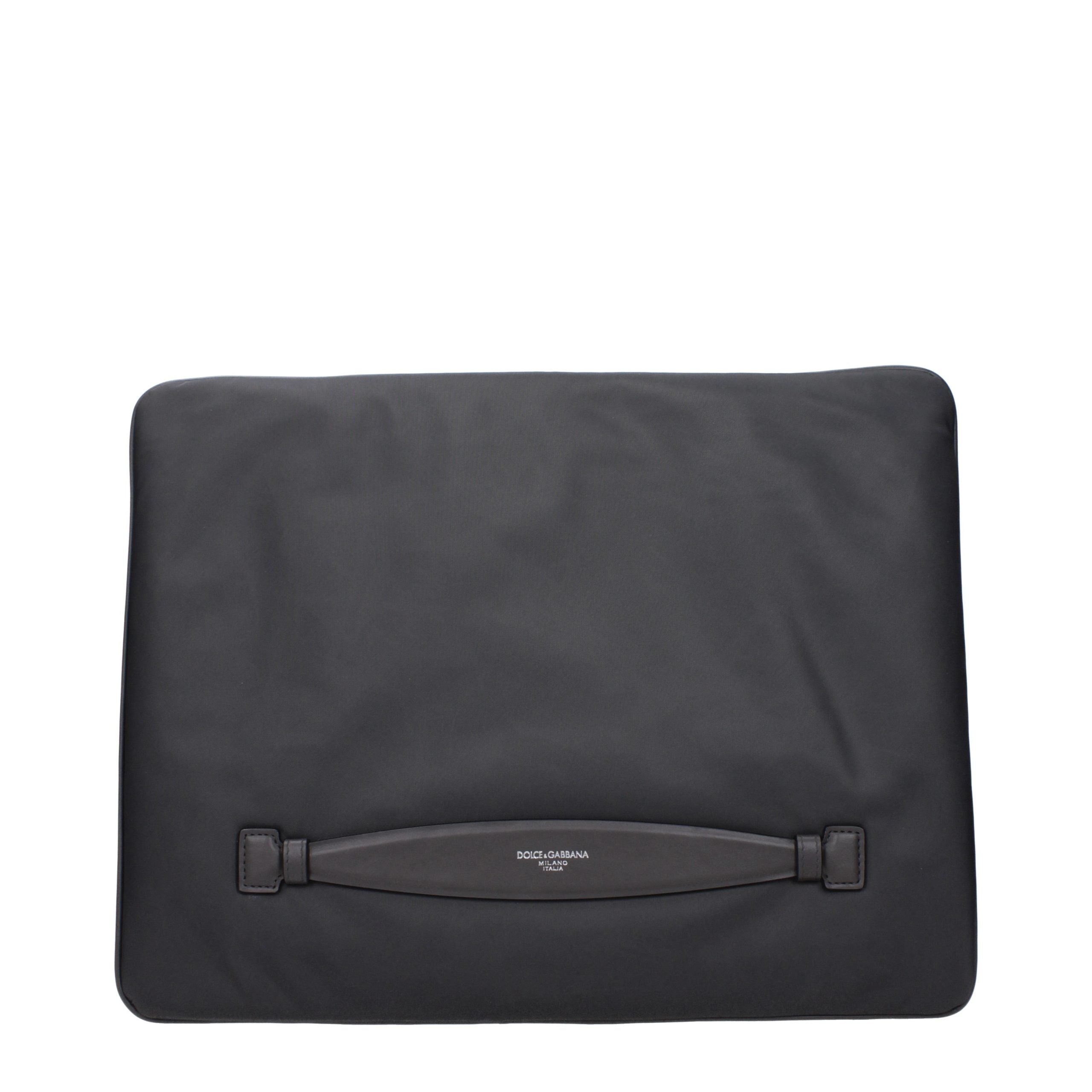 Dolce & Gabbana Graue Stoff-Clutch-1
