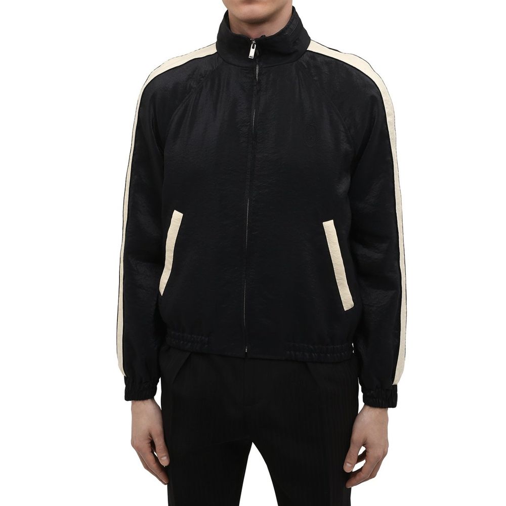 Saint Laurent Schwarzer Bomber aus Polyamid-2