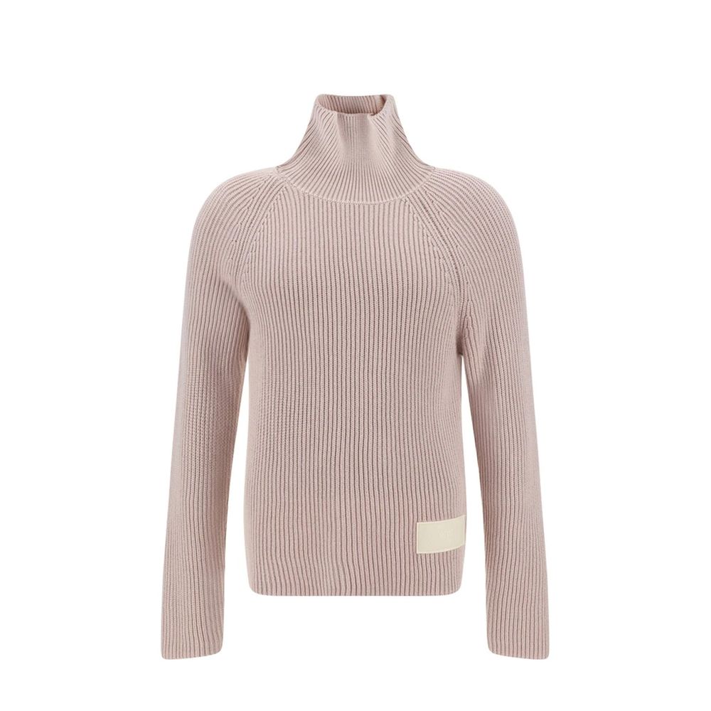 Ami Paris Mehrfarbiger Rollkragenpullover aus Baumwolle-1