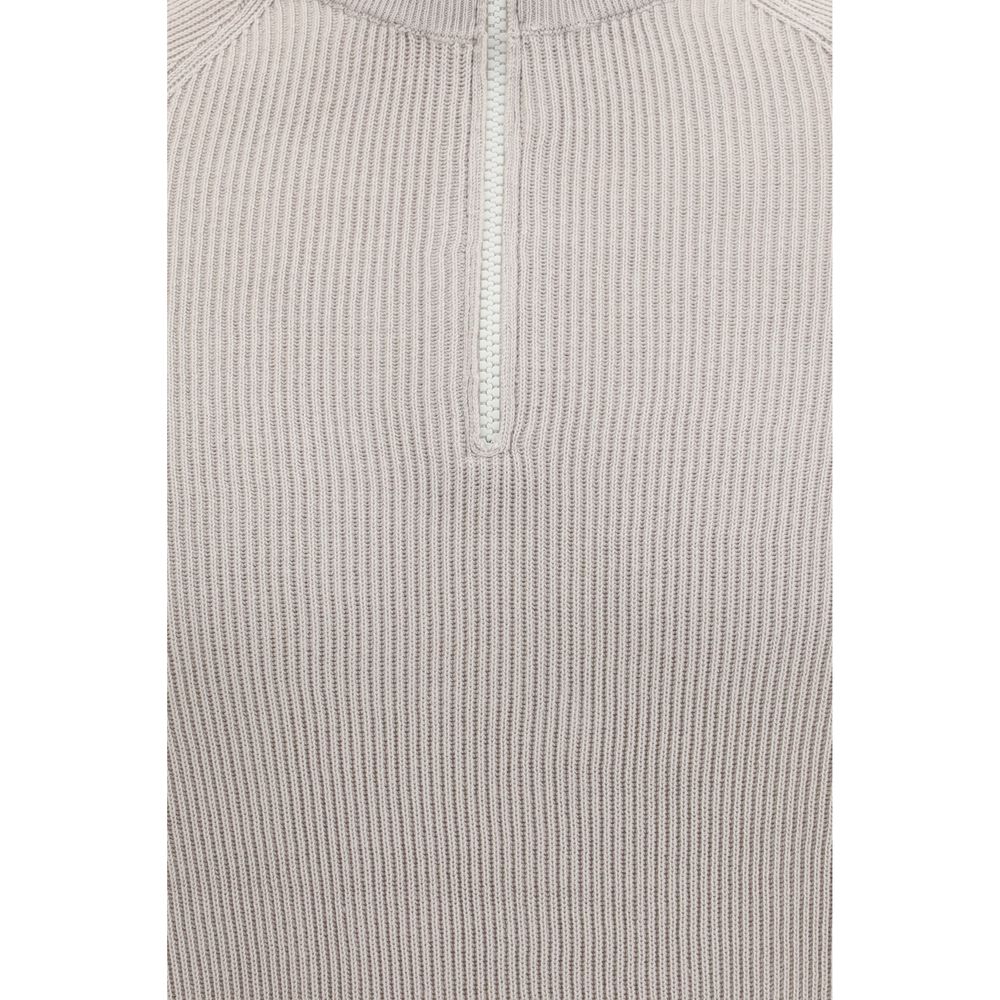 Brunello Cucinelli Beige Baumwoll-Sweatshirt-3