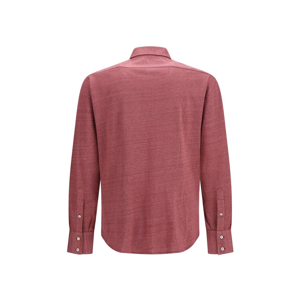 Brunello Cucinelli Mehrfarbiges Leinenhemd-2