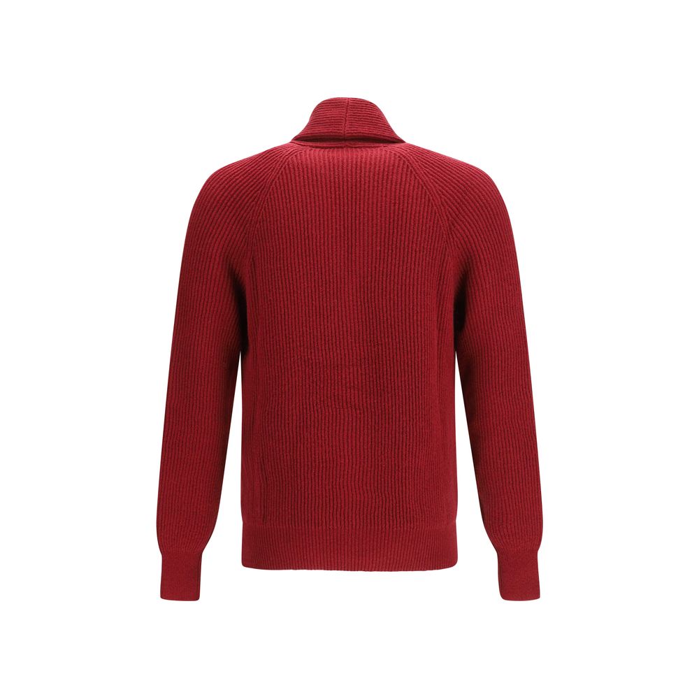 Brunello Cucinelli Mehrfarbige Baumwollstrickjacke-2