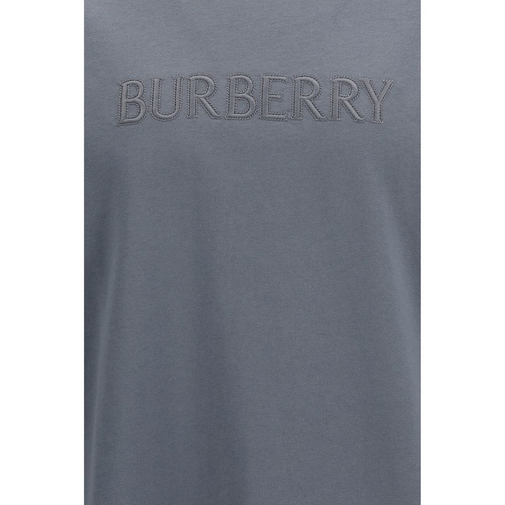 Burberry Graues Baumwoll-T-Shirt-3