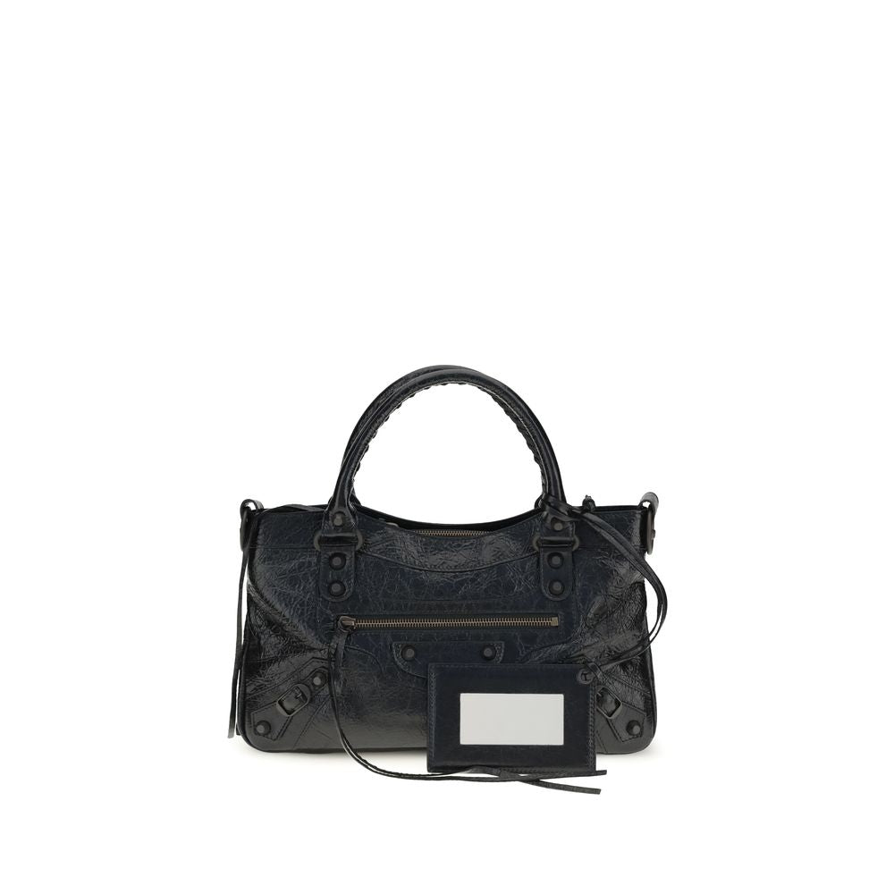 Balenciaga Schwarze Lammleder Schultertasche Ovis Aries Aries