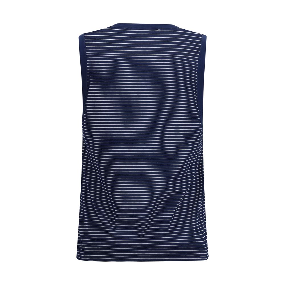 Ami Paris Blaue Baumwoll-Tanktops-2