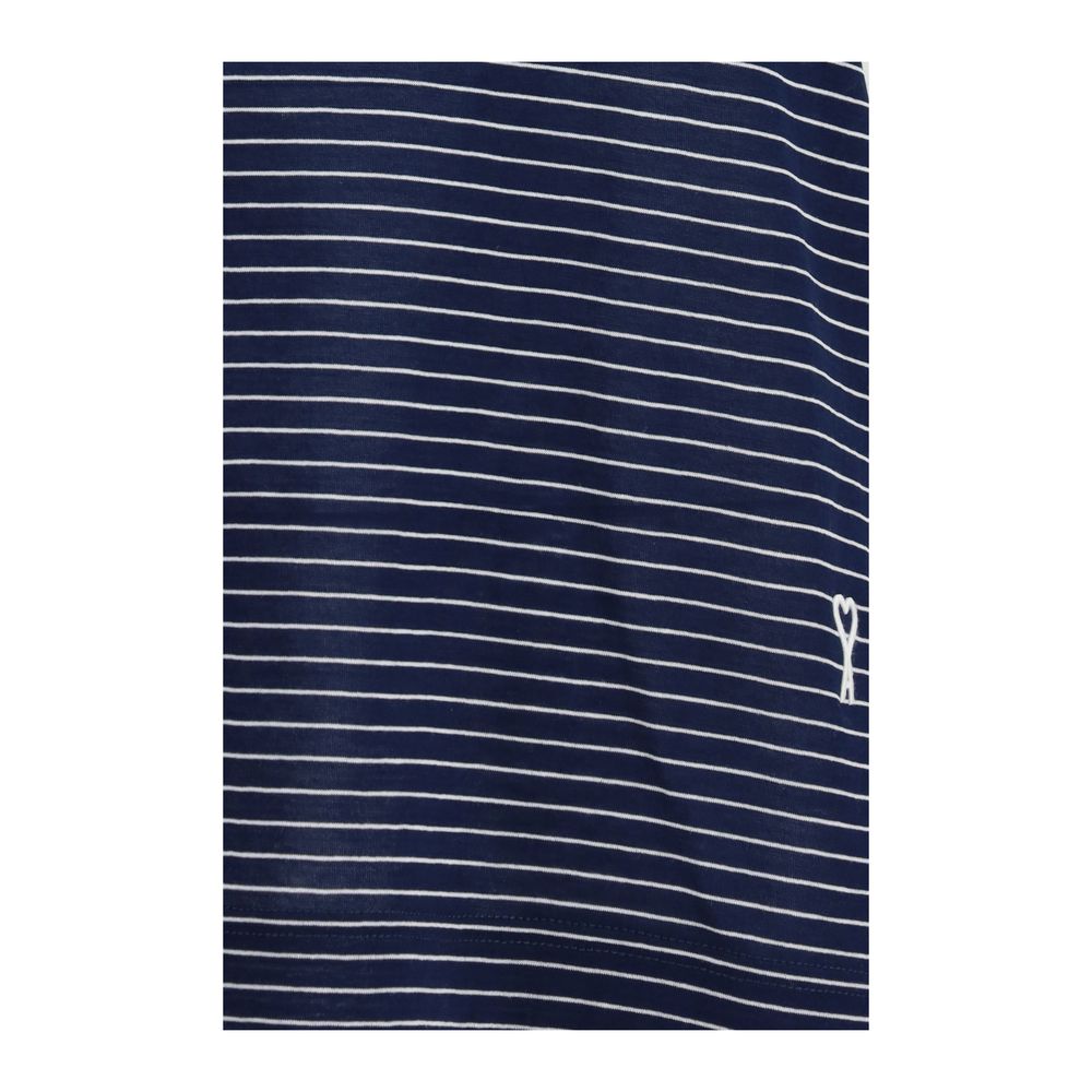 Ami Paris Blaue Baumwoll-Tanktops-3