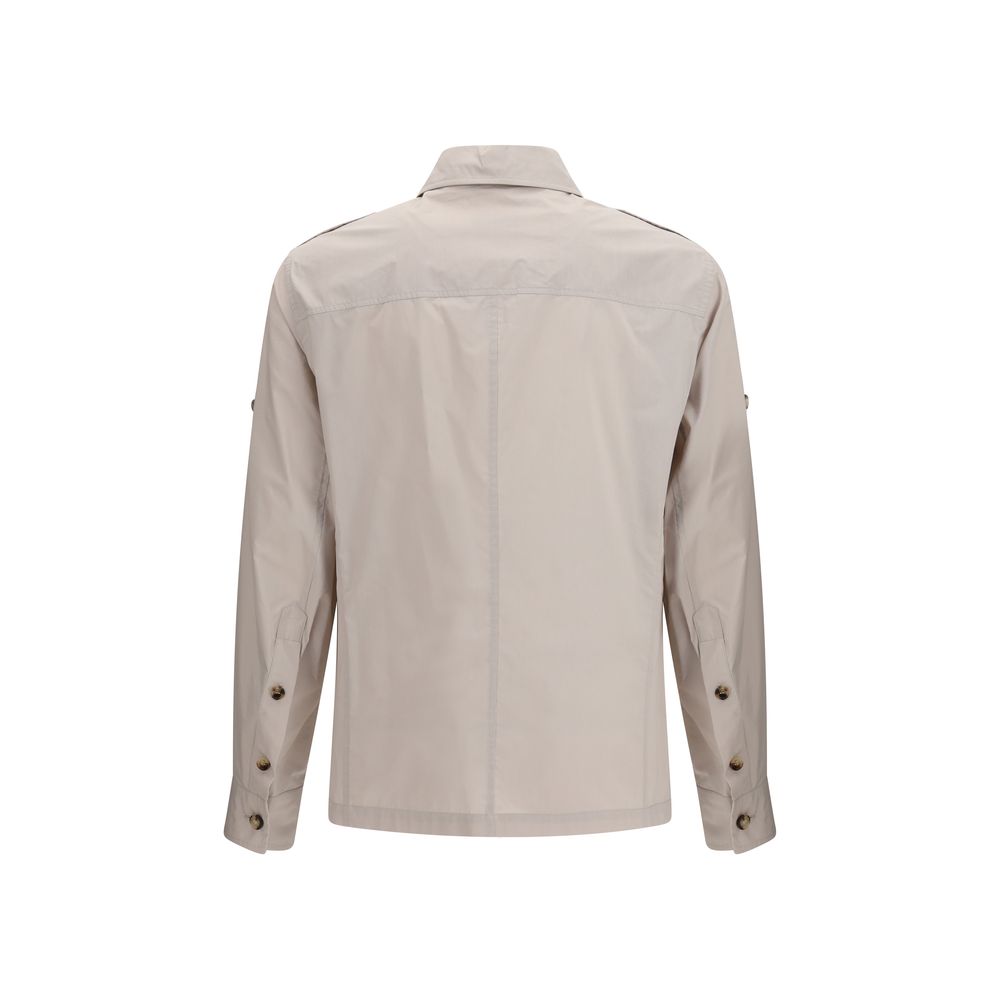 Brunello Cucinelli Beige Cotton Coat-2