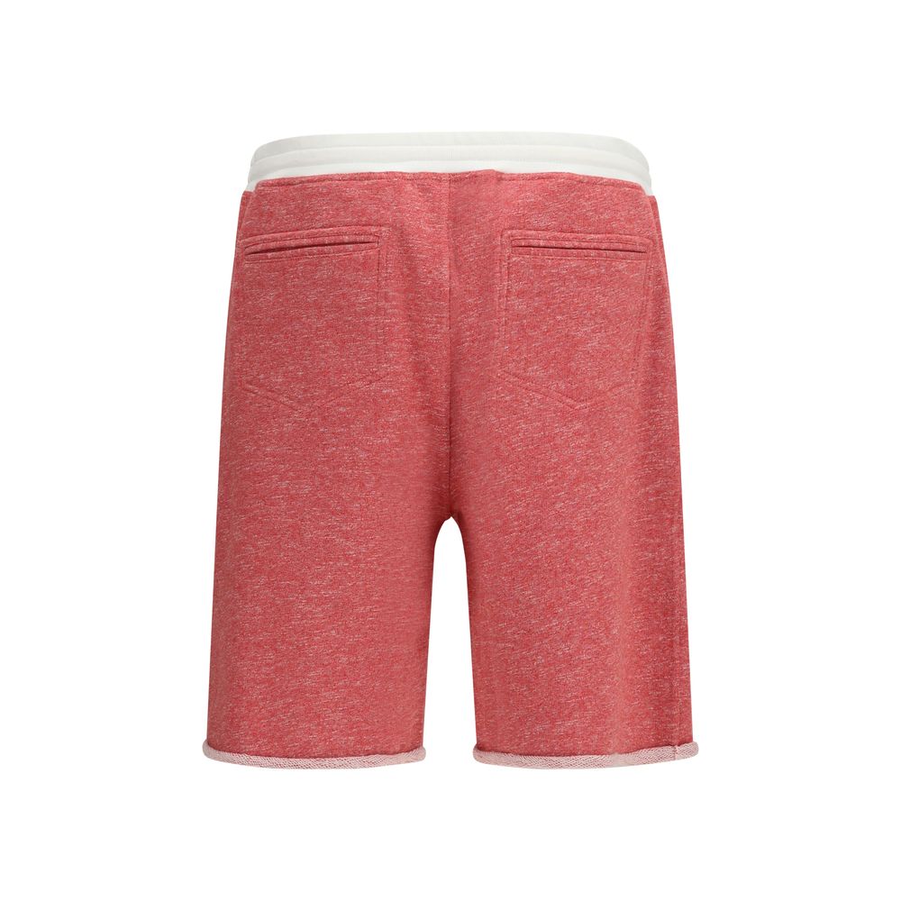 Brunello Cucinelli Mehrfarbige Baumwoll-Bermudashorts-2