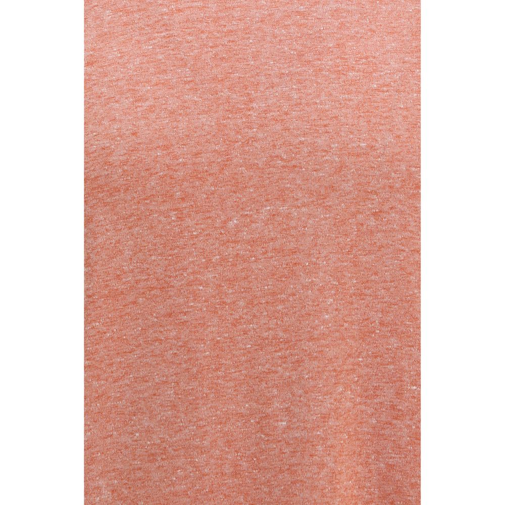 Brunello Cucinelli Orange Cotton T-Shirt-3