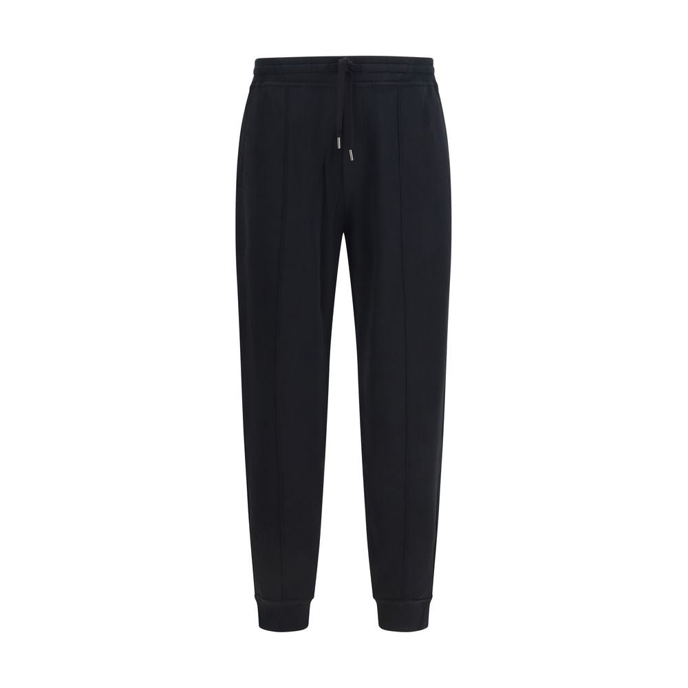 Brunello Cucinelli Schwarze Baumwoll-Jogginghose (Trainingshose)-1
