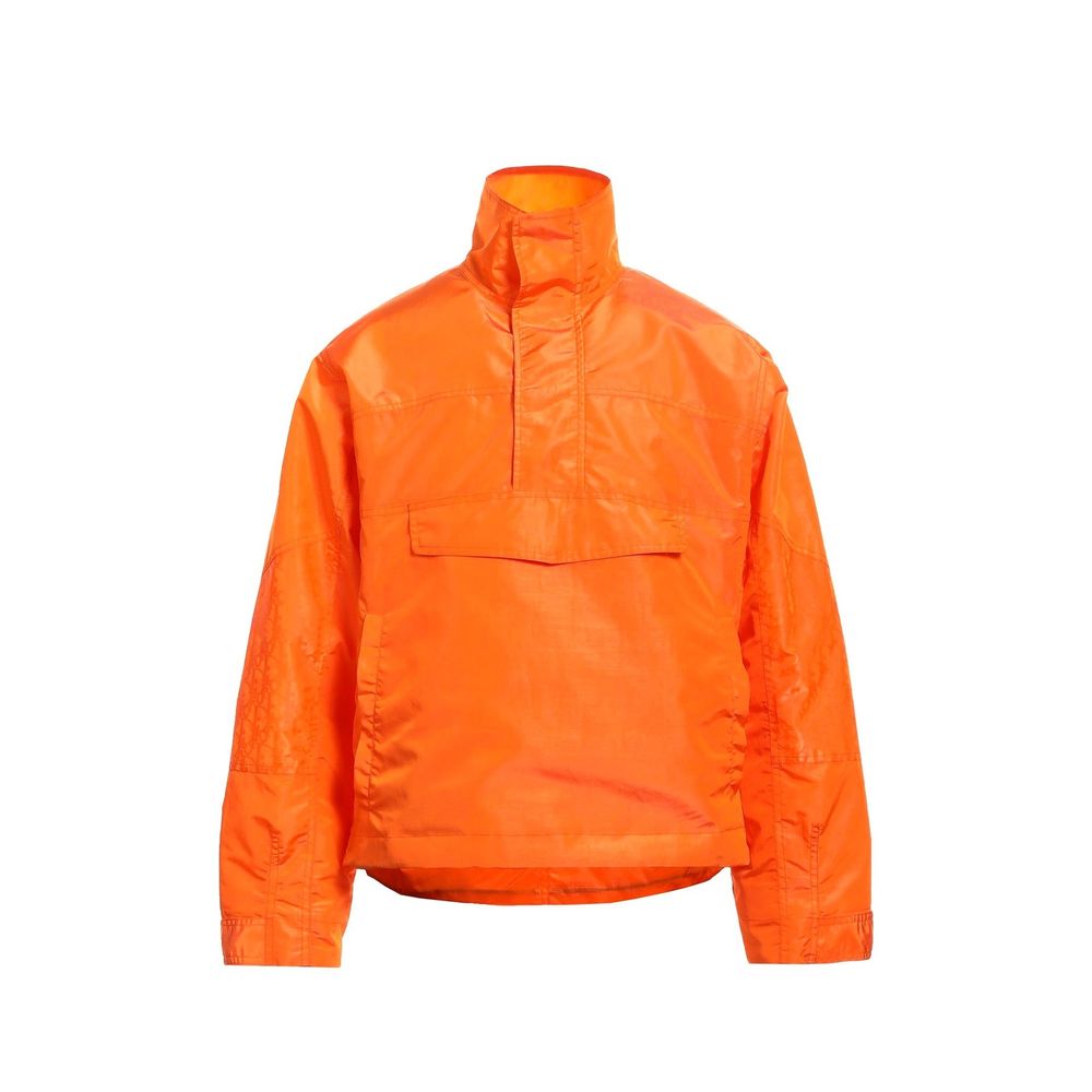 Dior Orange Polyester Shell Jacke-1