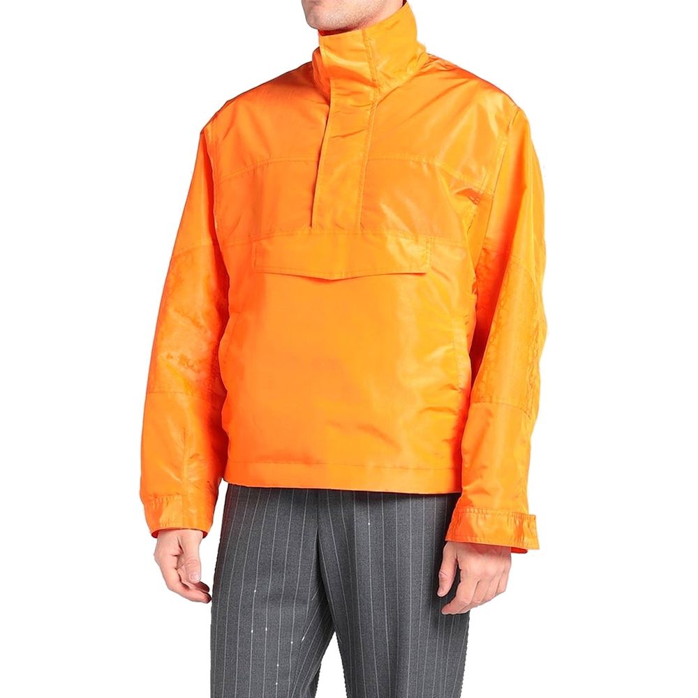 Dior Orange Polyester Shell Jacke-2