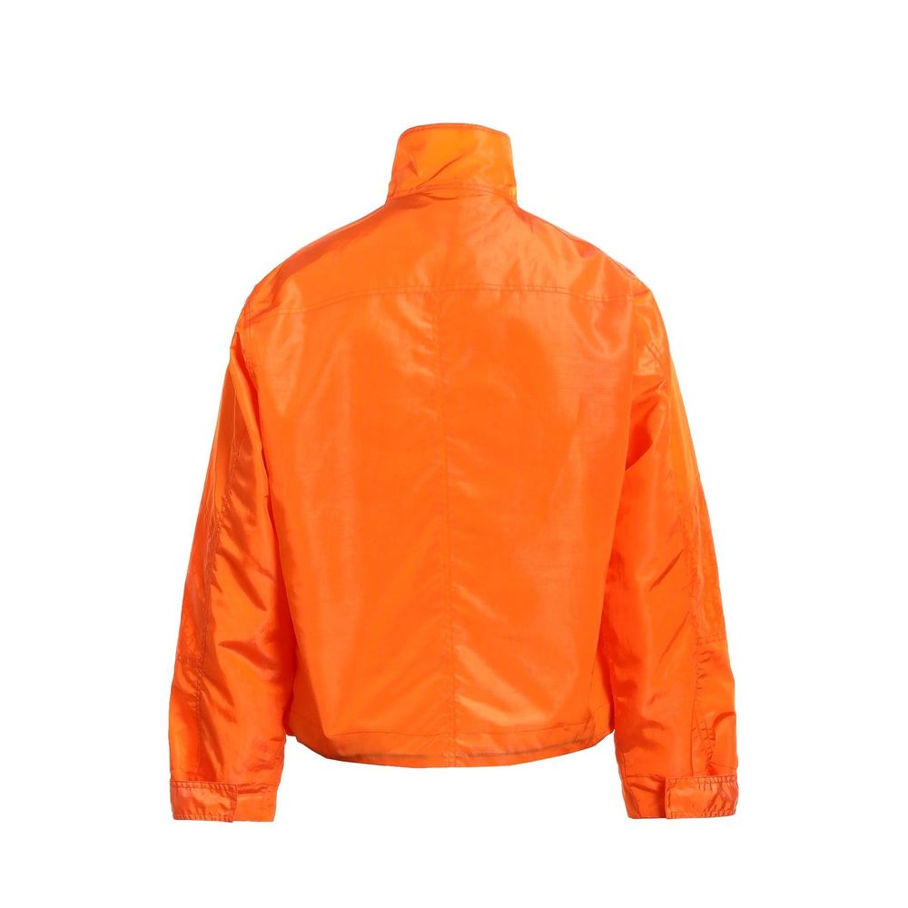 Dior Orange Polyester Shell Jacke-3