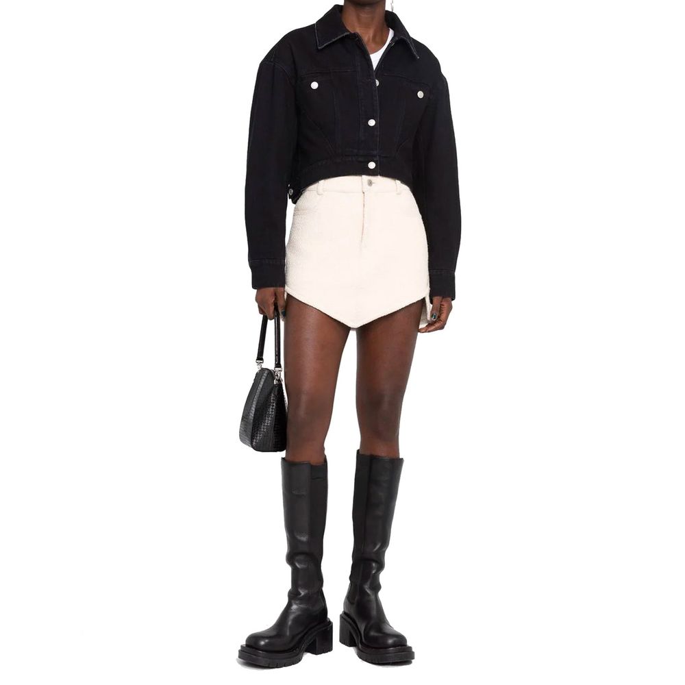 Alexander McQueen Schwarze Baumwoll-Denimjacke-2