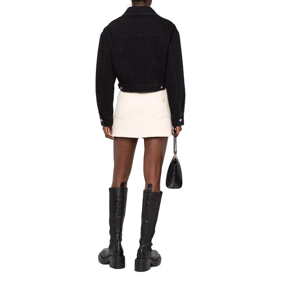 Alexander McQueen Schwarze Baumwoll-Denimjacke-3