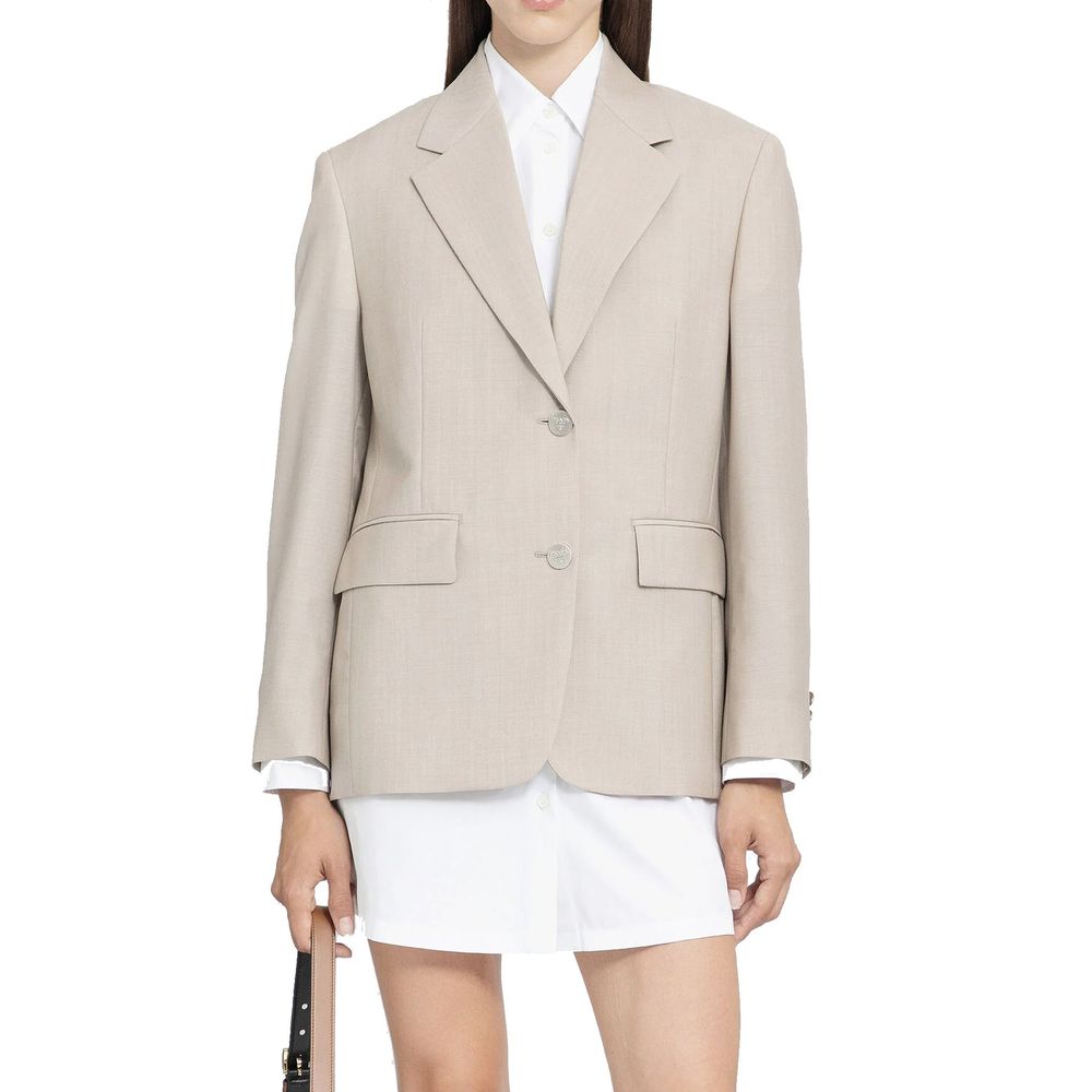 Prada Beige Mohair Blazer-2
