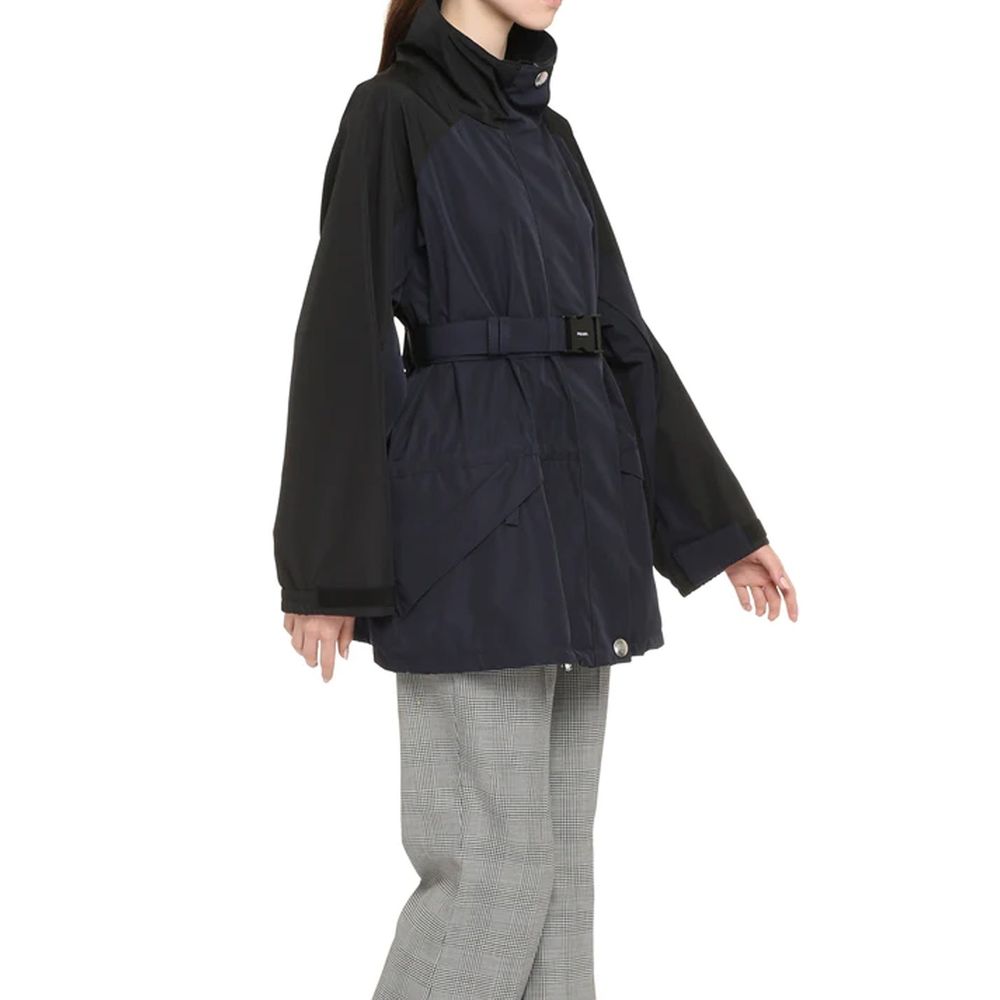 Prada Blaue Shell-Jacke aus Polyamid-2